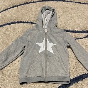 Gray Star Kids Hoodie